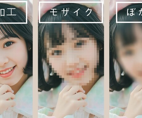 動画にモザイクやぼかし加工処理をいたします モザイク処理/ぼかし加工/字幕入れ イメージ1