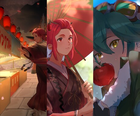 イラストを制作します サムネイルやアイコン、ゲームイラストやその他何にでも イメージ1