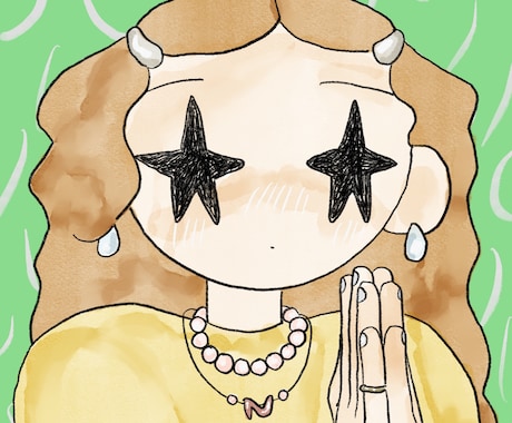 シュールな世界観のイラストを制作します 1枚絵、アイコン、MVイラスト等 イメージ1