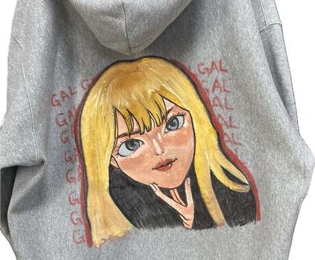 着古したTシャツなどにオリジナルの絵を描きます 世界に1枚だけのオリジナルトップスはいかがですか？！ イメージ2