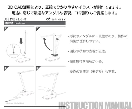 受け手に伝わるテクニカルイラストを制作します 3DCADと手作業を組み合わせ、作り手と受け手をつなぎます。 イメージ2