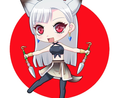 SDイラスト描きます 可愛らしいSDイラストをSNSなどで使いたい方へ イメージ1