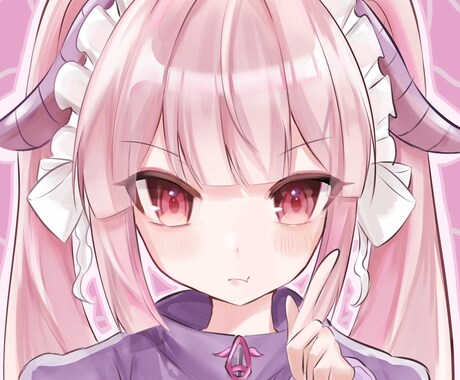 修正無制限！可愛い女の子や男の子のイラストかきます 大きいお目目が特徴のゆるふわイラスト制作します♩ イメージ1