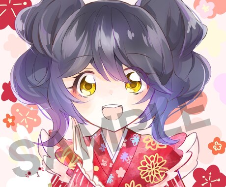アイコン映えする可愛いイラスト描きます 少年少女や可愛い絵柄が得意です。 イメージ2