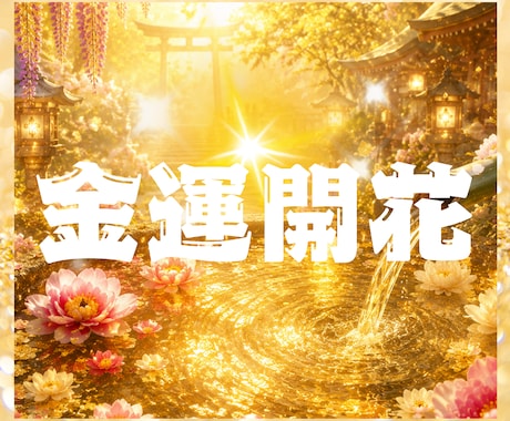 眠っている金運の扉を開き豊かさの流れを読み解きます ｜なぜかお金が貯まらない理由と心のブロックを読み解きます イメージ1