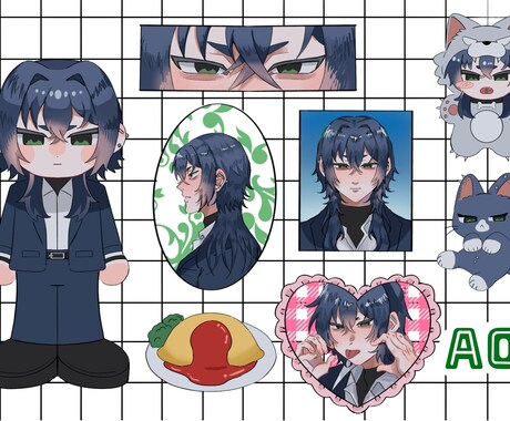 イラスト制作いたします あなたの理想を形にします！詰め込み1枚絵やアイコンなど！ イメージ2