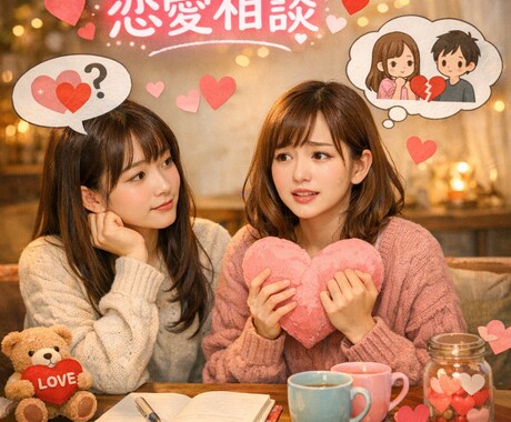 あなたの恋愛相談に乗ります 恋愛が上手くいっているのか不安な方へ、アドバイスします イメージ1