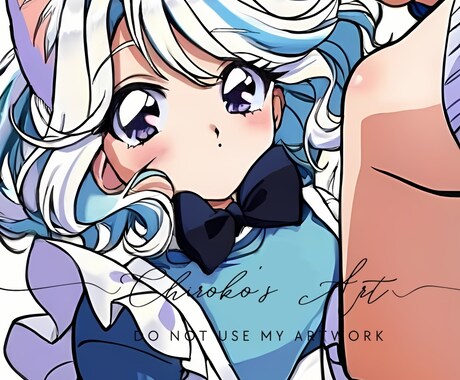 イラスト作成します レトロ可愛い絵柄のイラスト作成します！ イメージ1