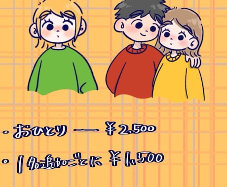 修正無料/最短３日！似顔絵アイコン描きます あなたの魅力を引き出す、ちょっぴりポップな似顔絵を描きします イメージ2