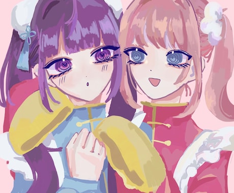 SNSなどに使える♡厚塗りの女の子アイコン描きます 貴方のためのアイコンイラスト♡ イメージ1