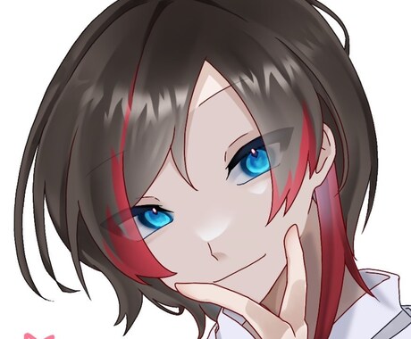 透明感あるイラストでアイコン制作致します SNSで使用するオリジナルキャラクターアイコンが欲しい方へ イメージ2