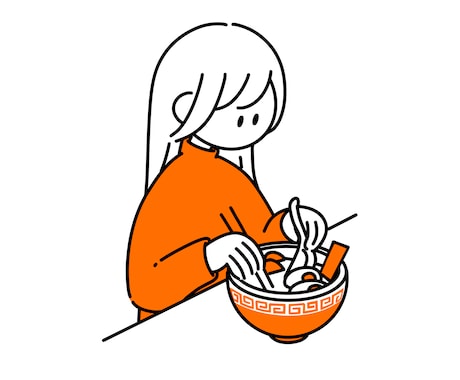 シンプル・シュールな可愛いイラスト作成します トレンド感・真面目過ぎないイメージを求めてる方へ イメージ2