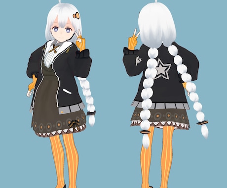 Vroidにて3Dモデルを制作します あなたのオリジナルキャラクターを3Dにしてみませんか? イメージ2