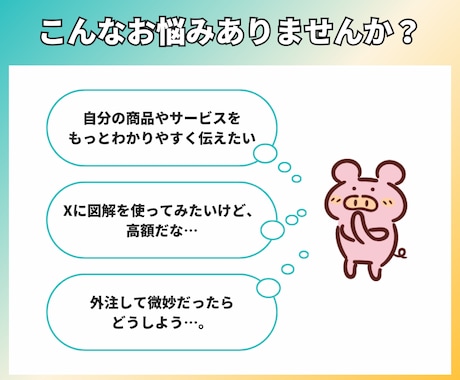 初回お試し☆X(Twitter)の図解作成します お！っと目を惹く・分かりやすい図解 イメージ2