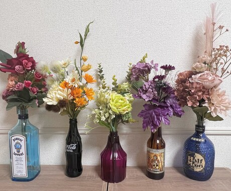 造花で好きな色味の花束作ります 好きな色や推し色の花束を置いて家を可愛くしませんか？♥ イメージ2