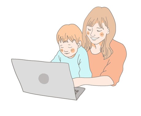 くすみカラー＊シンプルな雰囲気イラスト描きます 日常の一コマをシンプルでおしゃれなイラストにします。 イメージ2