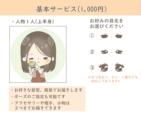 ファンが増える♡ゆるかわイラストお描きします 顔出しなしでもあなたらしさを表現*愛されるアカウントに♪ イメージ2