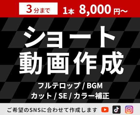 YouTube/TikTokショート動画作成します テンプレート作成から、運用までプロデザイナーに丸投げ！ イメージ1