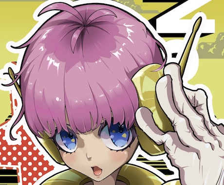 アイコン用等イラスト制作致します オリキャラ、アイコン、1枚絵依頼受付ます！(最大5名まで) イメージ1