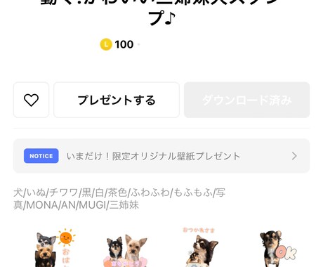 本人写真LINEスタンプ作ります あなたやご家族お子さんペットの写真スタンプ作りませんか？ イメージ1
