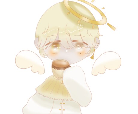 ちゅるんと可愛いデフォルメイラストを制作します ほわほわ絵柄の姿を手に入れませんか? イメージ2