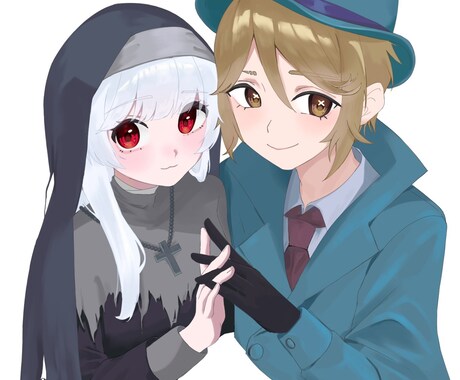 可愛い女の子のイラストを描きます コテ同、キャラクターシート等多種多様な依頼に対応しております イメージ2