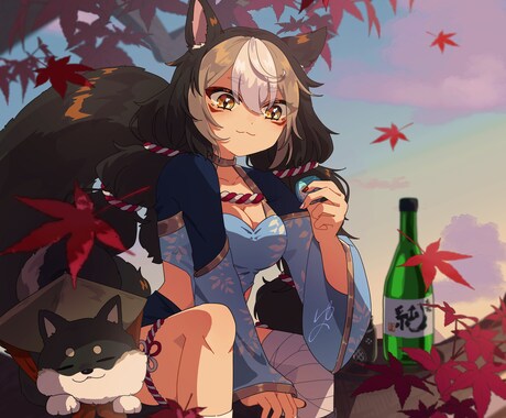 歌ってみたやサムネ、あなただけのイラスト描きます あなただけの一枚絵・イラストを描きます！ イメージ1