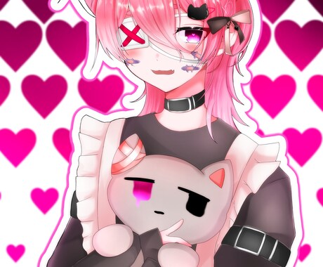 用途に添える可愛い女の子のイラストを描きます アイコンや1枚絵、グッズイラスト等描きます！✨️ イメージ2