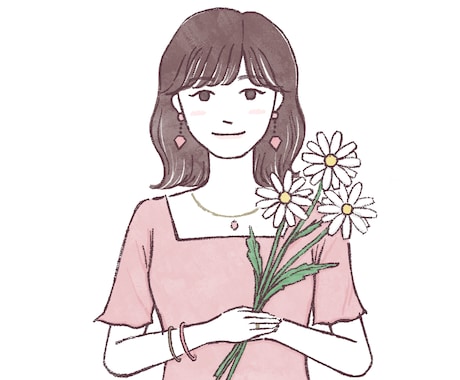 好印象なやさしいアイコンお描きします Instagramやブログのアイコンなどにおすすめです イメージ1