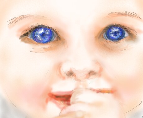 似顔絵オーダーイラストや挿し絵をお描きします リアルっぽく　水彩よりの優しいタッチで仕上げます。 イメージ2