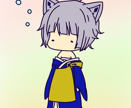 もちもちかわいいキャラ絵を描きます もちもちでかわいいミニ絵を描きます イメージ1