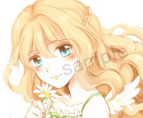 SNSアイコン（簡易版）お描きします 女の子、男の子のアイコンをSNSなどで使用したい方に イメージ2