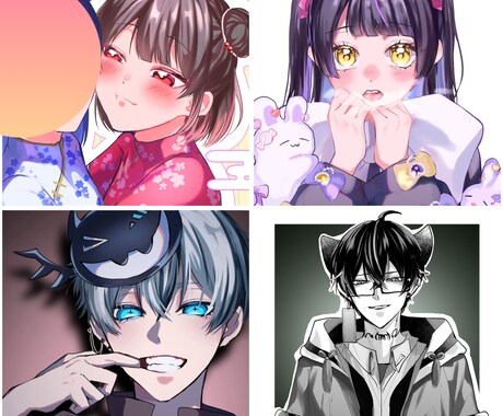 アイコン用イラストを制作します 彩度が高く透明感のあるものから厚みのあるものまで描けます イメージ2