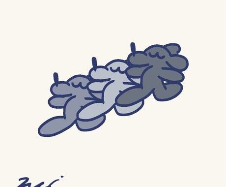 ちいさいイラストを制作します ステッカーなどにも使える可愛らしいイラスト イメージ2
