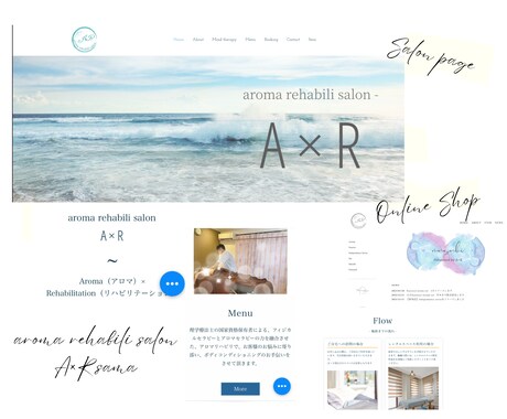WixでおしゃれなWebサイトを制作します あなたの想い、ブランディングをWeb上で表現します イメージ2