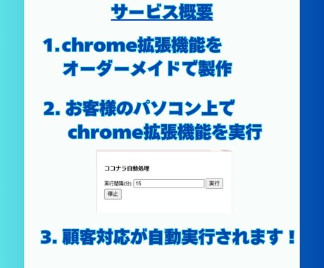 ココナラの顧客対応支援アプリを開発します クリックひとつで顧客への返信・納品・評価などを自動化できます イメージ2