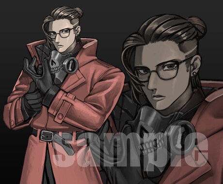 男性キャラクターのデザインを作成します クールでちょっぴりダークな男性キャラクターをデザインします！ イメージ2