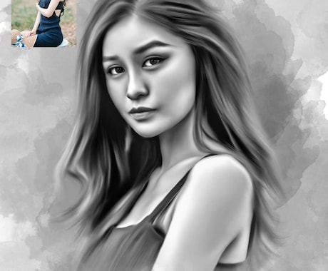 あなたの写真から素敵な似顔絵を描きます 素敵なイラストでお友達と差別化しませんか？ イメージ1