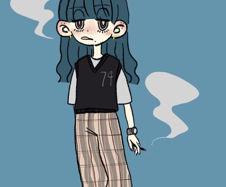 イラストを描きます ふんわりとしたイラストを描きます！ イメージ2