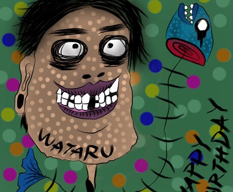 あなたの似顔絵描きます へんてこなものが好きな方へ！ϵ( 'Θ' )϶ イメージ1