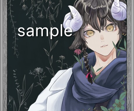アイコンから立ち絵まで様々なイラストお描きします 厚塗りやペン画風のイラストがが得意です！ イメージ1