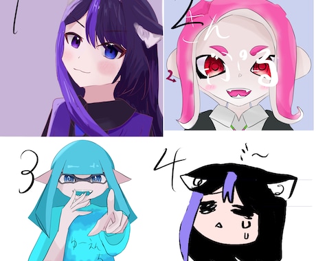 イラスト描きます アイコンなどなどなんでも使用可能です！ イメージ1