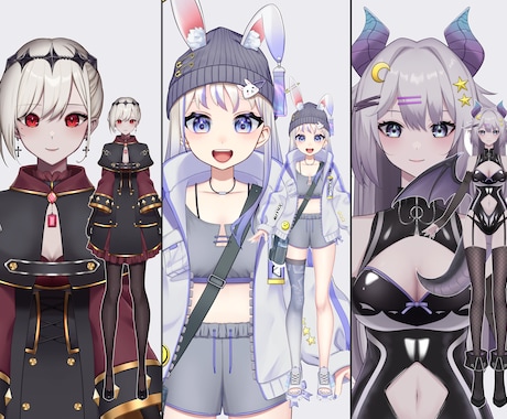 高可動！Vtuberデビューを徹底サポートします 企業実績あり/高可動・高クオリティモデル/短納期 イメージ2