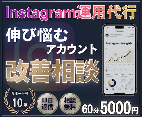 プロがInstagram運用の相談に乗ります ビデオチャットで運用代行を依頼する前に事前相談！ イメージ1