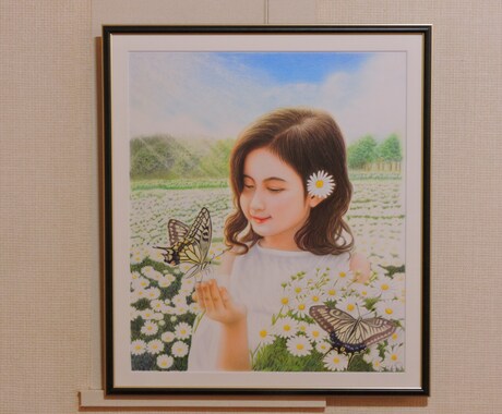 オーダーメイド色鉛筆アート想い出を一枚の絵にします 大切な一枚の写真から、世界に一つだけの作品を。 イメージ2