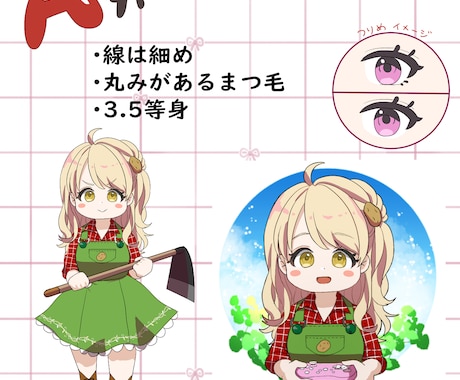 ミニキャラ・SDキャラ描きます SNS・配信・アイコンなどに！ イメージ2