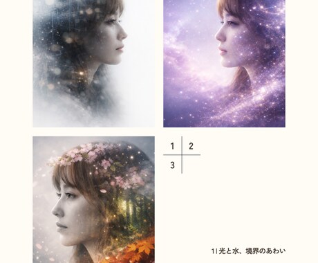 世界観重視｜SNSアイコン用画像制作します Photo × AI Art × Chieの世界 イメージ2
