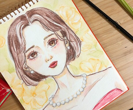 お友達、恋人へのメッセージカード作成を承ります 似顔絵や好きなキャラ入りの世界に1つだけのカード作成 イメージ2