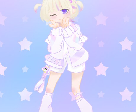 ふわっとしたイラストかきます 線画の主張が少ないふわっとしたイラストです！ イメージ2