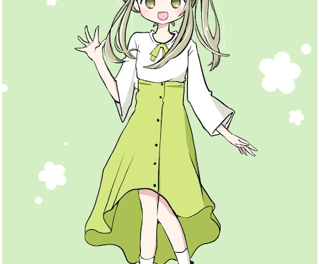 ポップで可愛いシンプルなイラスト描きます SNS・挿絵・グッズ・アイコン・記念イラストなど是非！ イメージ2